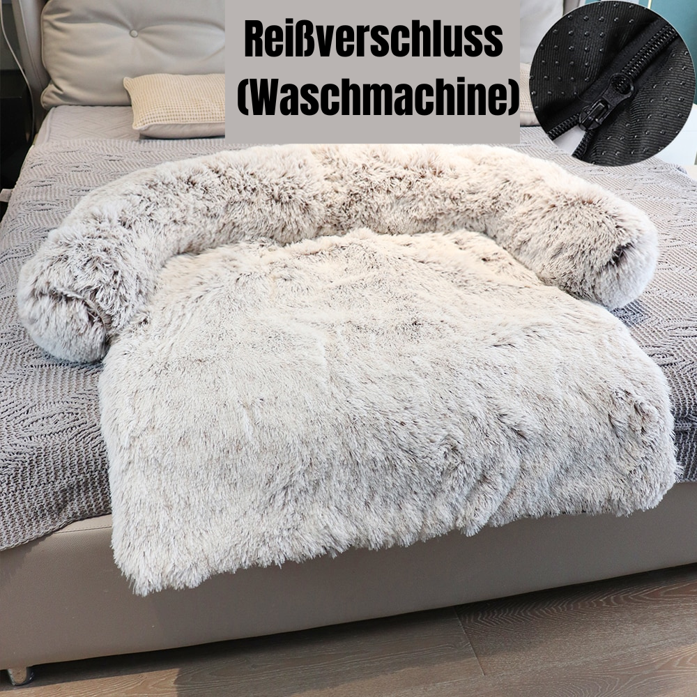 LUCKYWUFFY - Flauschiges Hundebett Für Dein Sofa (waschbar)