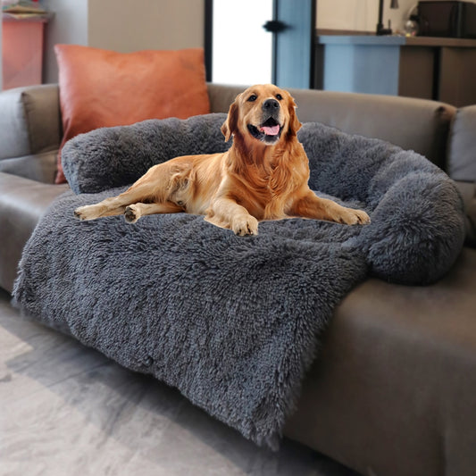 LUCKYWUFFY - Flauschiges Hundebett Für Dein Sofa (waschbar)